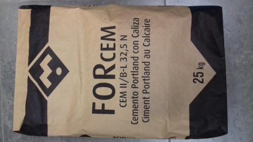 Ciment FORCEM CEM II B-L 32,5N norme NF, sac de 25 kg